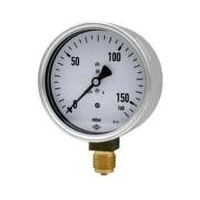 Kapselfedermanom.Fig.2629 100 mm Dm. 0-100 mbar Anschl.unten Standardausf. 20000520001