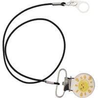 Cordon de suspension pour appareil auditif avec clip et protection - Adorable cordon-40X3X1.8CM