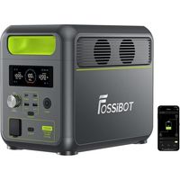 Centrale électrique portable 1200W – Batterie LiFePO4 1024Wh – Onduleur sinus pur 2400W – Recharge rapide secteur et solaire