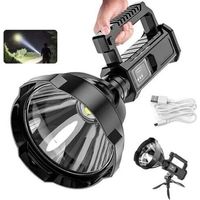 TORCIA LAMPADA RICARICABILE ULTRA POTENTE 100W LED CREE XHP50 FINO A 1KM Q-L445