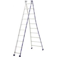 Echelle platinium transformable 2 plans 4m88 2x10 - TUBESCA