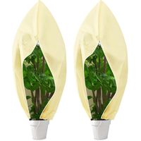 Hivernage Plante, 2 PCS Plantes Housse D'hivernage Housse de Protection, Sac de Protection pour Plantes, Housse de Protection pour Plantes, Housse d'hivernage pour Plantes en Pot(120 x 180cm)