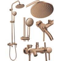 CONJUNTO DE DUCHA REA LUIS BRUSH COPPER