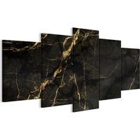 Bild auf italienischer Leinwand, 100 x 50 cm, Pentaptychon – Boho-Stil – Hintergründe und Muster. Bild auf italienischer Leinwand, 150 x 75 cm, Pentaptychon – Boho-Stil – Hintergründe und Muster.