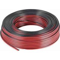 Câble parallèle rouge-noir 2x1.