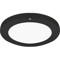 Plafoniera LED Struhm Olgierd nero/bianco 30cm 24W sensore