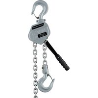 Wiltec Mini polipasto de palanca 3 t con cadena G100 y carcasa de aluminio cabrestante manual de 1,5 m de elevación sistema de freno y engranaje reductor para mayor seguridad y facilidad de uso