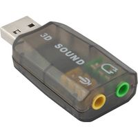 USB 2.0-Adapter – ZISONIX – 5.1 Kanäle – Unterstützt 3D-Sound