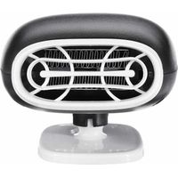 Tragbarer Auto-Heizventilator, 12 V, 150 W, Auto-Entfroster, schnelles Aufheizen, Zigarettenanzünder-Stecker, 360° drehbarer Sockel, geräuscharm, Auto-Heizung