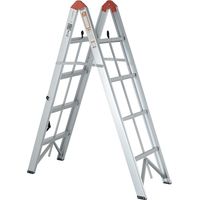 CLIMB Echelle double pliable et compacte en aluminium 4 marches