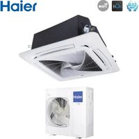 Air Conditioner Haier Cassette 90x90 Round Flow 36000 Btu ABH105H1ERG Single Phase R-32 Wi-Fi Optional ohne Sensor Panel enthalten keine Kontrollen