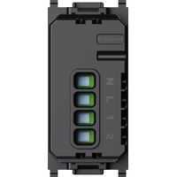 Interrupteur/variateur intelligent Wifi ETTROIT connecté avec application Tuya Couleur grise Compatible avec Living Light LGWF1301