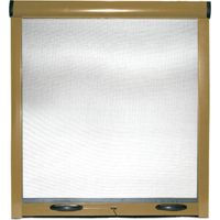 Zanzariera a rullo avvolgibile riducibile con frizione finestra kit zanzariere 120 x 160 Cm Oro