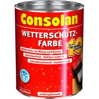 Consolan Wetterschutzfarbe Moosgrün 0,75 Ltr.