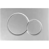 Double plaque d'actionneur de rinçage pour réservoir d'eau caché Chrome mat compatible 115.770.jq.5 sigma01 wall mounted Toilet Series