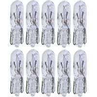 Lot de 10 ampoules T5 12V 1.2W pour tableau de bord