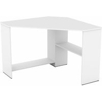 Mesa de ordenador esquinera Austin 302, Blanco, Rectangular, Número de puertas: 0, Número de cajones: 0, 73x80x80cm