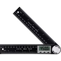 Détecteur D'angle Numérique, Règle D'angle D'outil de Mesure D'angle de Rapporteur D'inclinomètre Numérique avec écran LCD pour la Réparation de la Construction du Bois