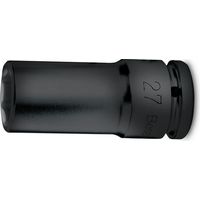 Beta 720L 13 - Chiavi a bussola con attacco quadro femmina 1/2 bocca esagonale, serie lunga fosfatate