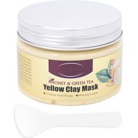 Masque d'argile verte au thé vert Aichun 150g, nettoyage visage, élimination points noirs, raffermissant, soin peau.