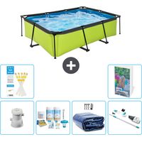 Exit-toys Piscina Exit Rettangolare - 220x150x65 cm - 7-pezzi S310