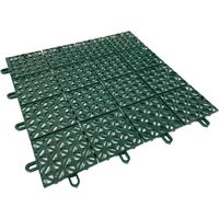 Ezooza MultiFlex – 22 Piastrelle Drenanti Flessibili per Esterni (2 m²), 30x30 cm, Plastica Riciclata, Colore: Verde