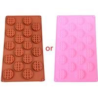 Moule à gaufres en silicone 18 cavités pour pâtisserie et chocolat