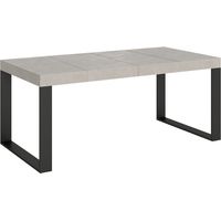 Table extensible 120/380x90 cm Tecno Premium pieds anthracite cachemire