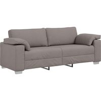 Canapé-Sofa Taupe 219 x 80 x 82 cm tissu