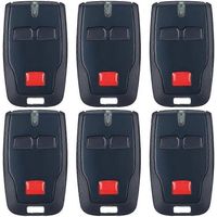 Lot de 6 télécommandes 2 canaux pour ouvre-portail BFT Mitto B RCB02 R1. émetteur de télécommande 433 MHz