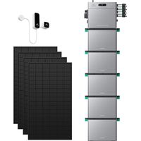 Zendure SolarFlow 2400 Pro – 2400W AC bidirektional, 4800W PV-Eingang, bis 16,8 kWh erweiterbar, Plug & Play, IP65, mit Smart Meter D0 (2.4 kWh), 5xAB3000L (14.40 kWh), 450W×4 bifazialen Panels