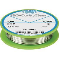 FELDER Lötdraht ISO-Core® Clear 2mm 250g Sn100Ni+ FELDER