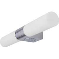 Lindby – Applique de salle de bain Ziva en métal – Intensité variable – Prise de courant intégrée – Indice de protection IP44
