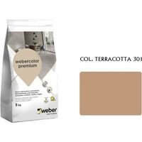 Weber color premium stucco col. terracotta 301 kg.5