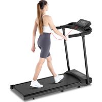 Klappbares Laufband – Geschwindigkeit 1–12 km/h – 12 Programme – Pulssensor – Bluetooth – LED-Display – Stoßdämpfung