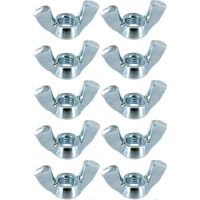 10x écrou papillon M4 matière acier forme américaine à oreille bricolage universel