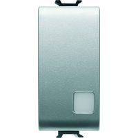 Interruttore Bipolare 250V AC 16AX 1M Illuminabile Titanio Chorusmart GW-14005