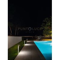 PALETTO DA ESTERNO MALTA BIANCO 1 LUCE ATTACCO GU10 H.70CM