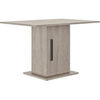 Gami Tisch Boston hellgrau 120x80 cm rechteckig