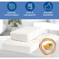 Déshumidificateur 3 kg recharge absorbeur d'humidité orange bloc absorbeur d'humidité parfumé déshumidificateur chimique stop humidité recharge anti-humidité maison calcium chlorure