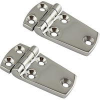 2 Stück Verstärkte Edelstahl Scharniere 38x70mm für Boot Schrank Plattform Marine Garage