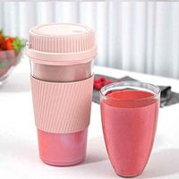 Multifonctionnel Portable Électrique Juicer USB Smoothie Blender Blender Robot Culinaire Électrique Juicer Rose