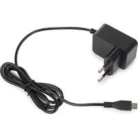 HQ-Power Caricabatterie compatto con connessione Micro-USB, 5 V - 1 A - 5 W, Ingresso Universale 100-240 VAC, CavoLungodi 150 cm, Design leggero, Ideale per il viaggio e l'uso quotidiano, Nero