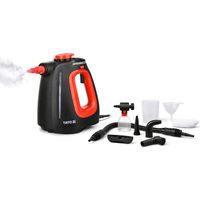 YT-85760 Handdampfreiniger 1350W – Chemiefreier Dampfreiniger mit 110°C, 15s Aufheizzeit, 550ml Tank, Fugen- & Teppichreiniger, Fenster- & Küchenreiniger mit Zubehör