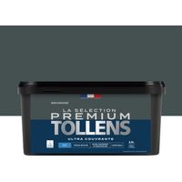 Tollens - Peinture intérieure couleurs - La Sélection Premium Mat - Ultra Couvrante - Gris Ardoise 2,5 L - 30m²
