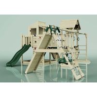 Polarplay Spielturm Gustav aus Holz in GrünBabyschaukel