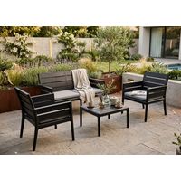 Grandsoleil Gartenmöbel-Set Panka anthrazit Lounge Set