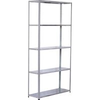 Verzinkte Metallregale CATTERHOUSE Nils Solid 180 90x30x180 cm mit 5 Einlegeböden aus Verzinktem Stahl Trägt bis zu 250 kg