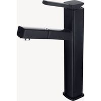 Robinet mitigeur vasque avec bec extractible Noir- Graffias