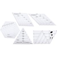 transparente Patchwork-Schablonen zum Nähen und Quilten, DIY-Werkzeuge